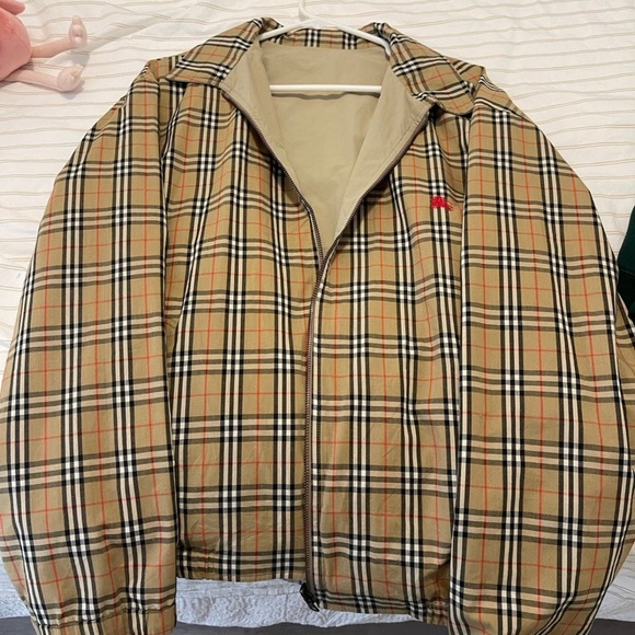 90s England製　Burberrys reversible jacket Vintage 90s Burberrys Quilted Jacket Nova Check England Size